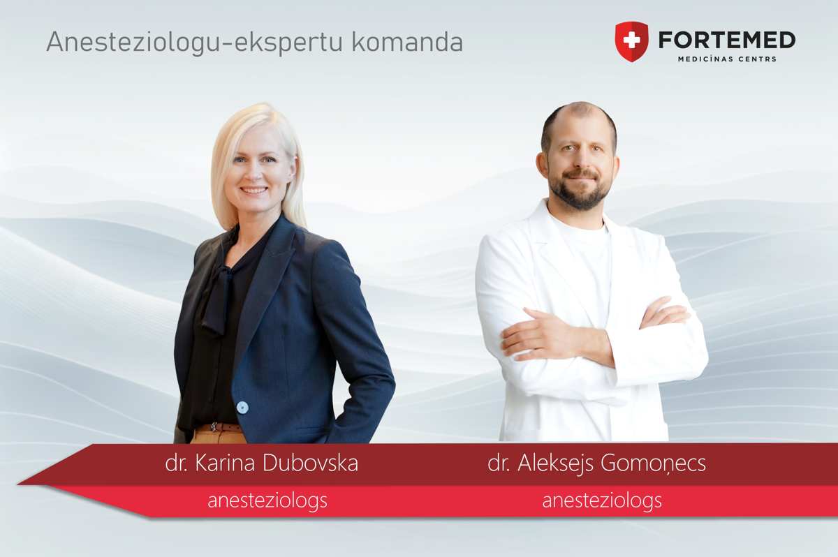 Karina Dubovska Drizlionoka Aleksejs Gomoņecs anesteziologs